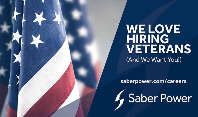 Military Veterans: We Want You! - Saber Power